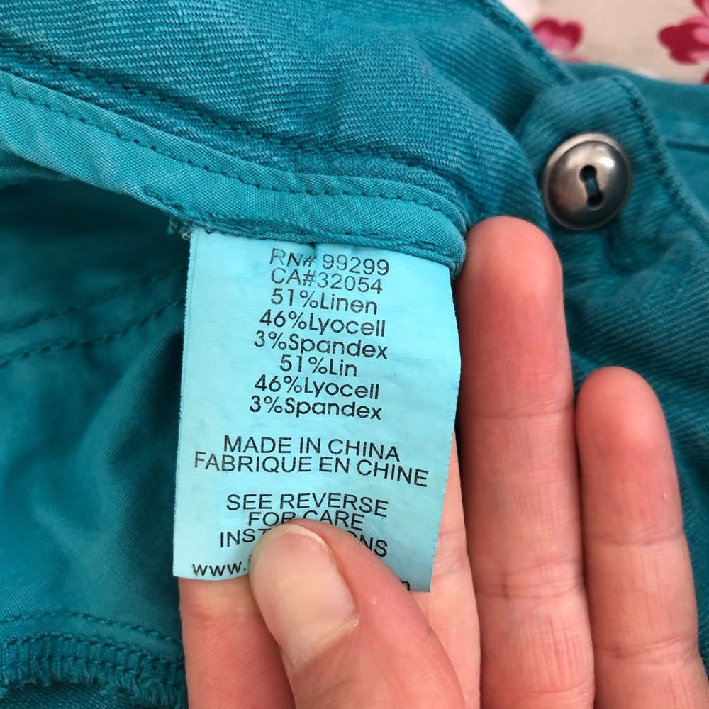Level 99 Linen Blend Wide-leg Trousers - Picture 4 of 5